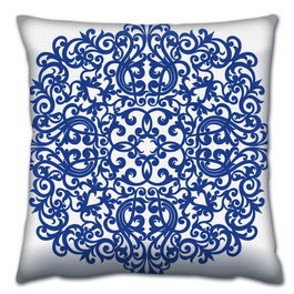 Aberto Design Cojín Multicolor 43 x 43 cm